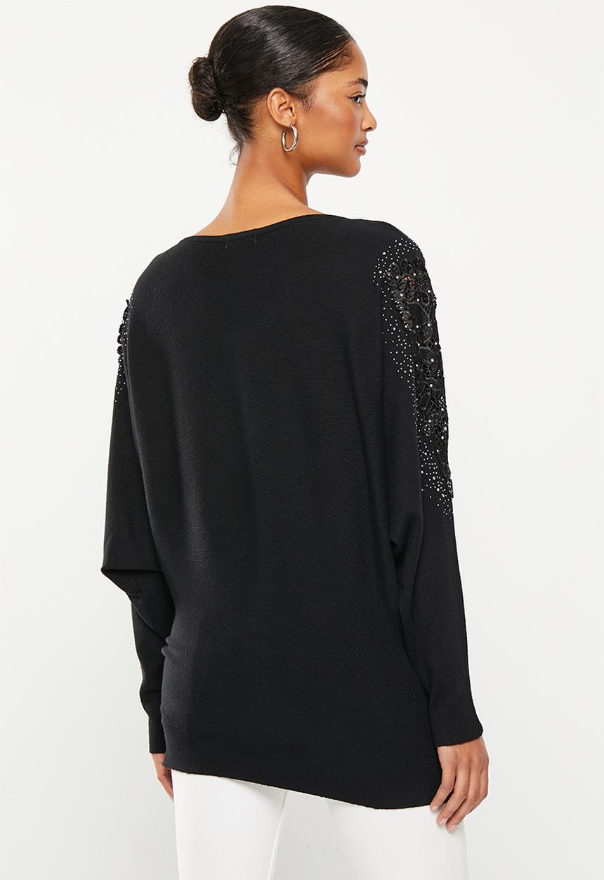 SISSY BOY - Temo knitted sweater - black