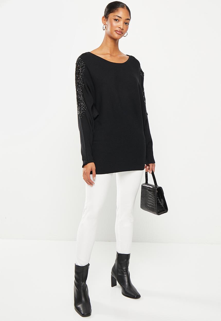 SISSY BOY - Temo knitted sweater - black