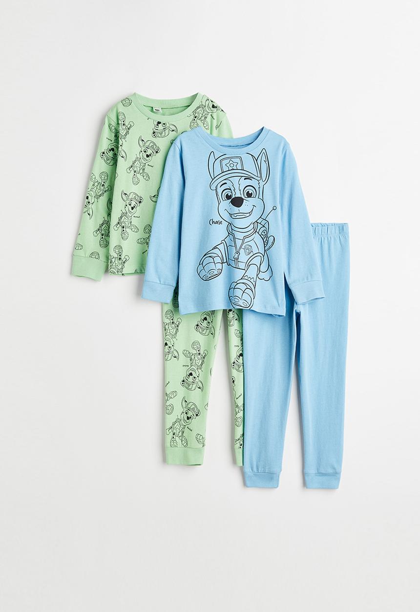 H&M - 2 Pack pyjamas - light blue/paw patrol