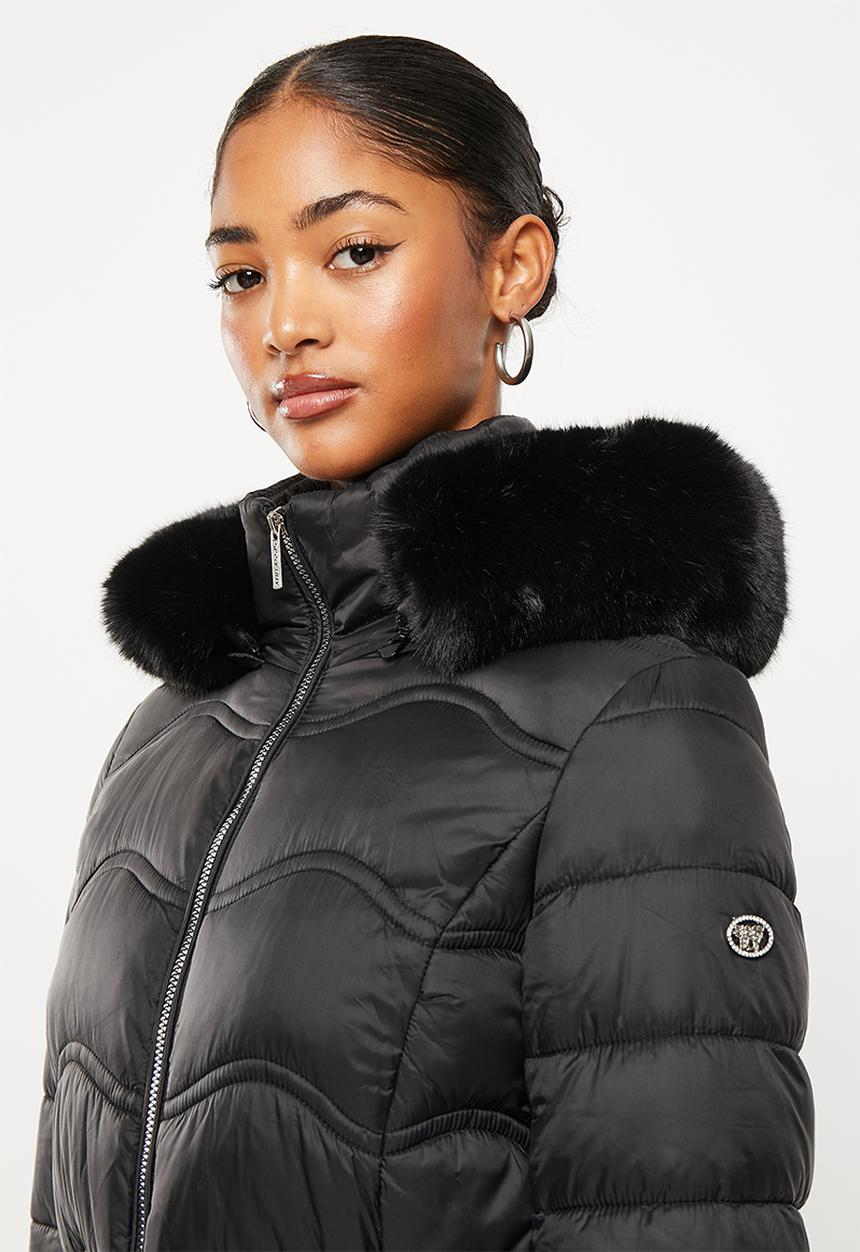 SISSY BOY - Lemu quilted puffer jacket - black