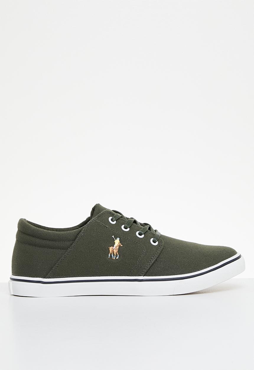 POLO - Classic canvas sneakers - olive