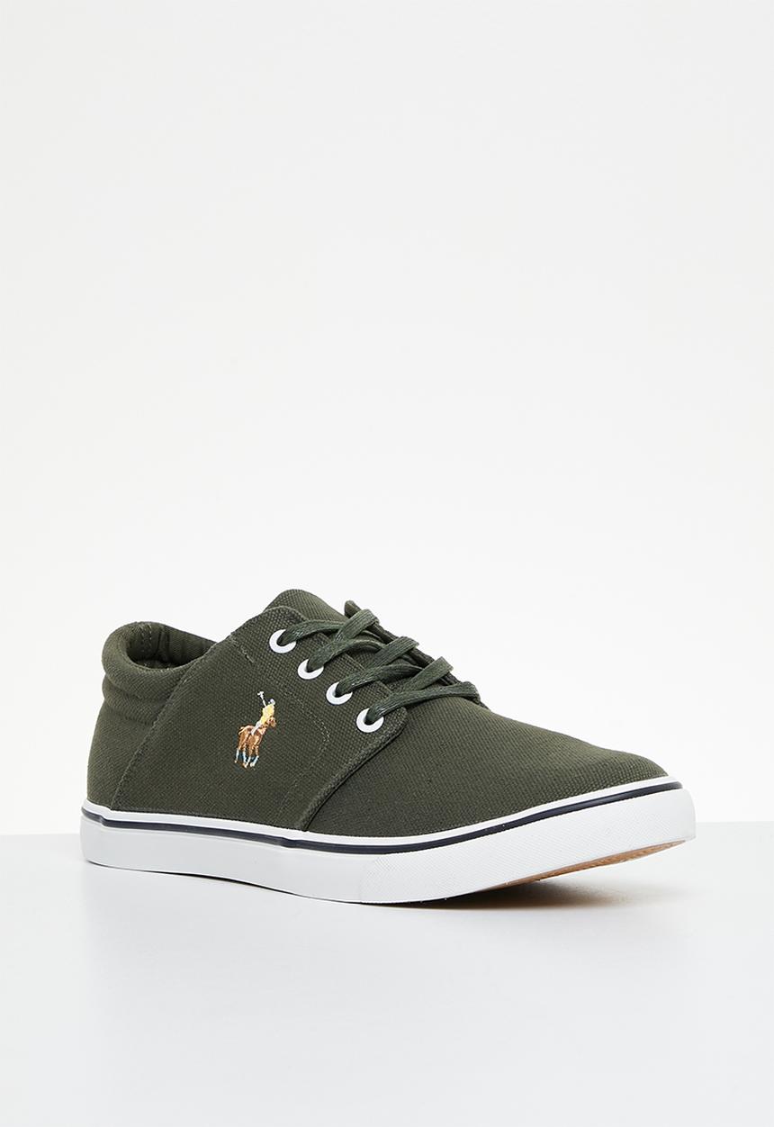 POLO - Classic canvas sneakers - olive