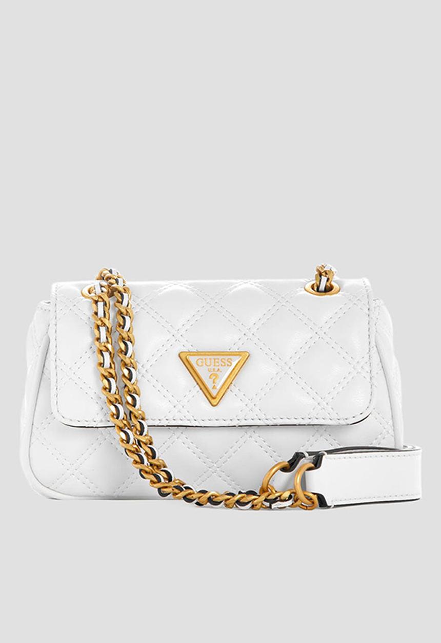GUESS - Giully mini convertible xbody flap - white
