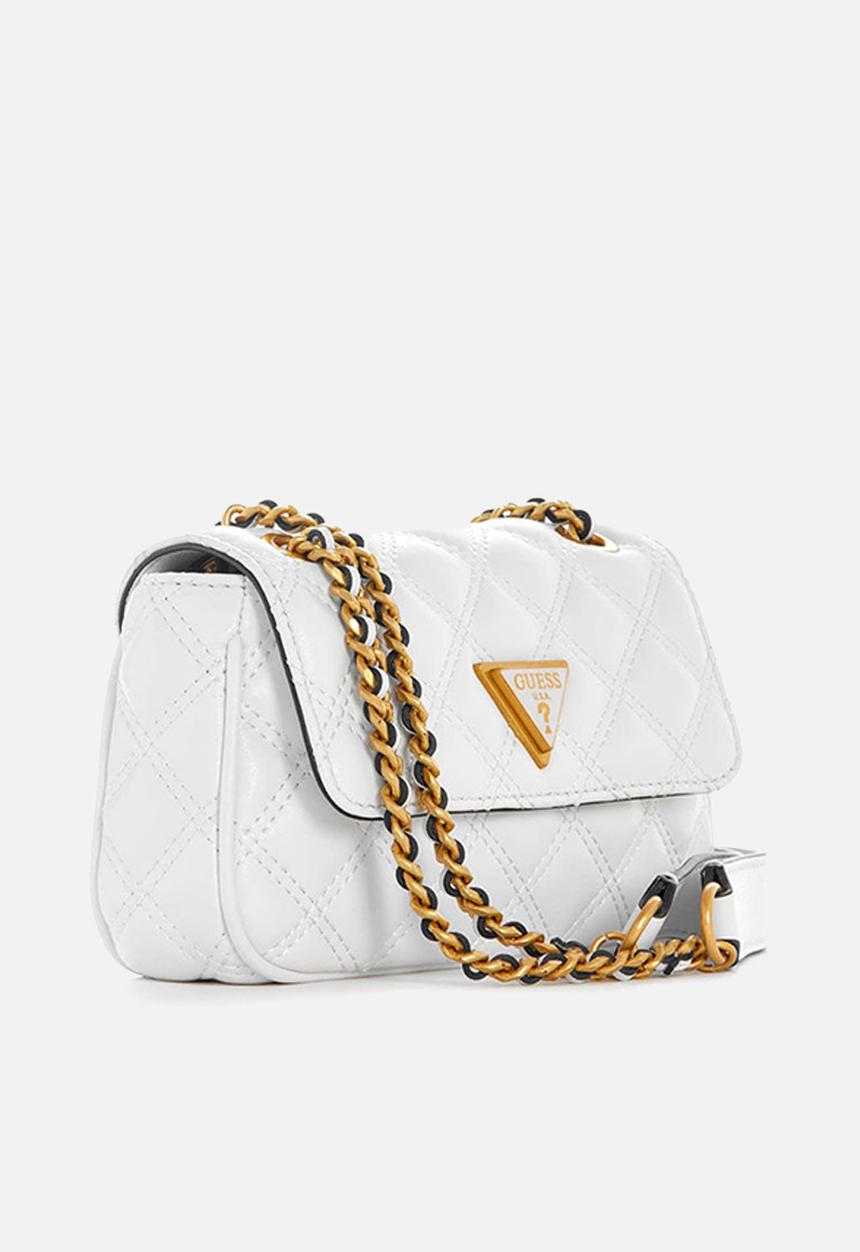 GUESS - Giully mini convertible xbody flap - white