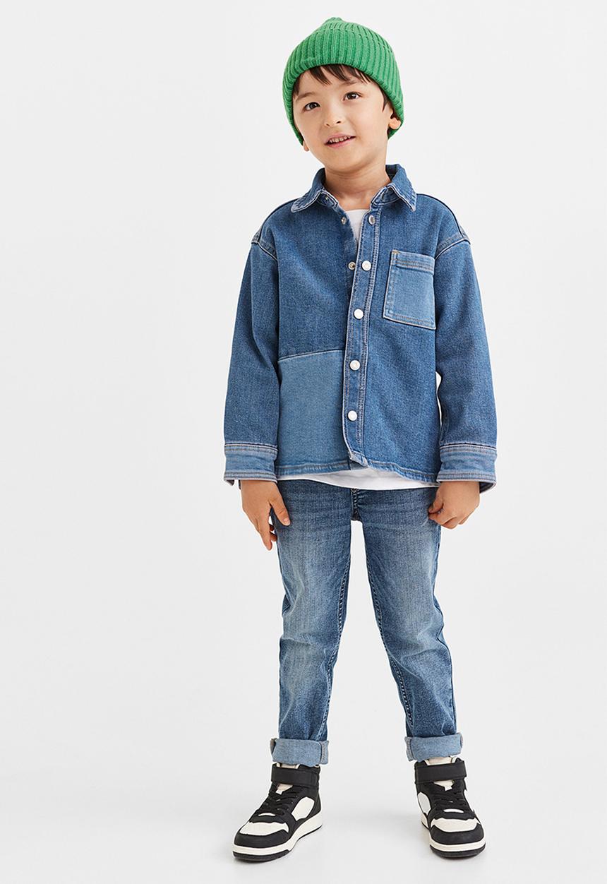 H&M - Superstretch slim fit jeans - dark denim blue