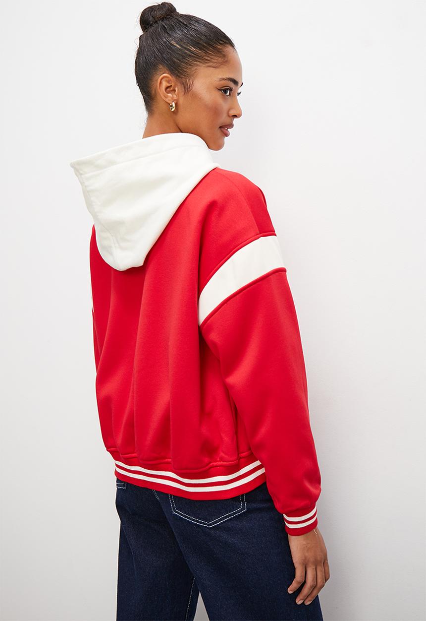 Blake - Collegiate bomber - red