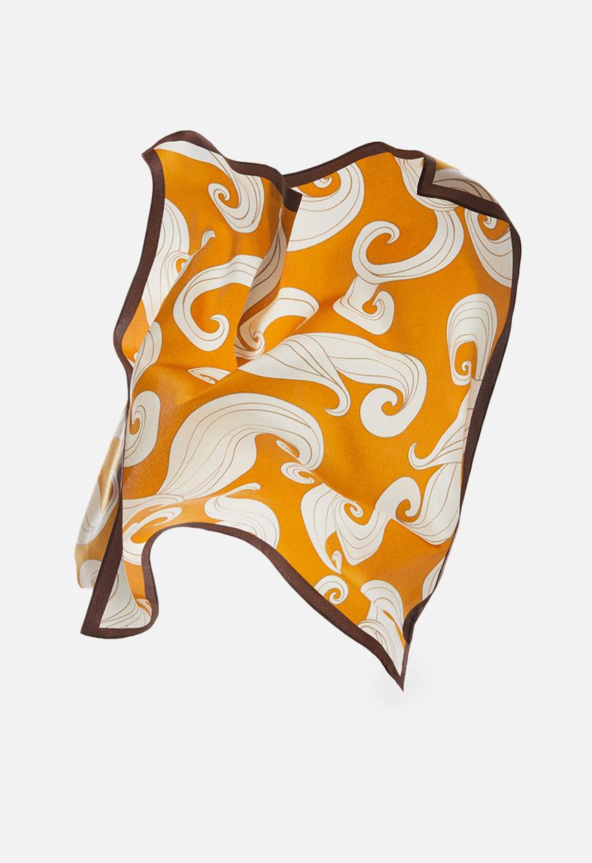 MANGO - Neck scarf felix - mustard