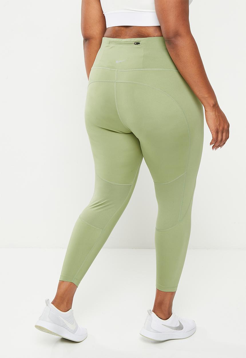 Nike - Plus w nike df fst sw hbr mr7/8tight - oil green & reflective silver
