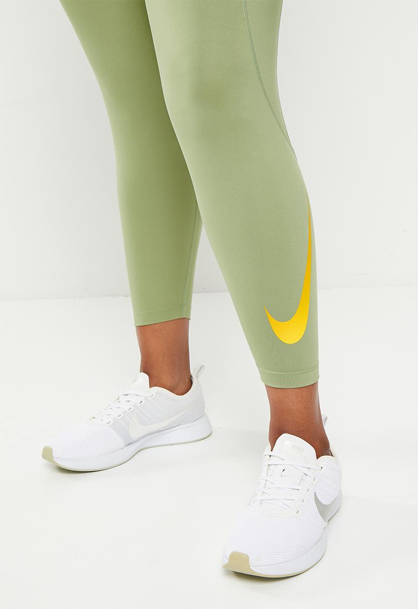 Nike - Plus w nike df fst sw hbr mr7/8tight - oil green & reflective silver