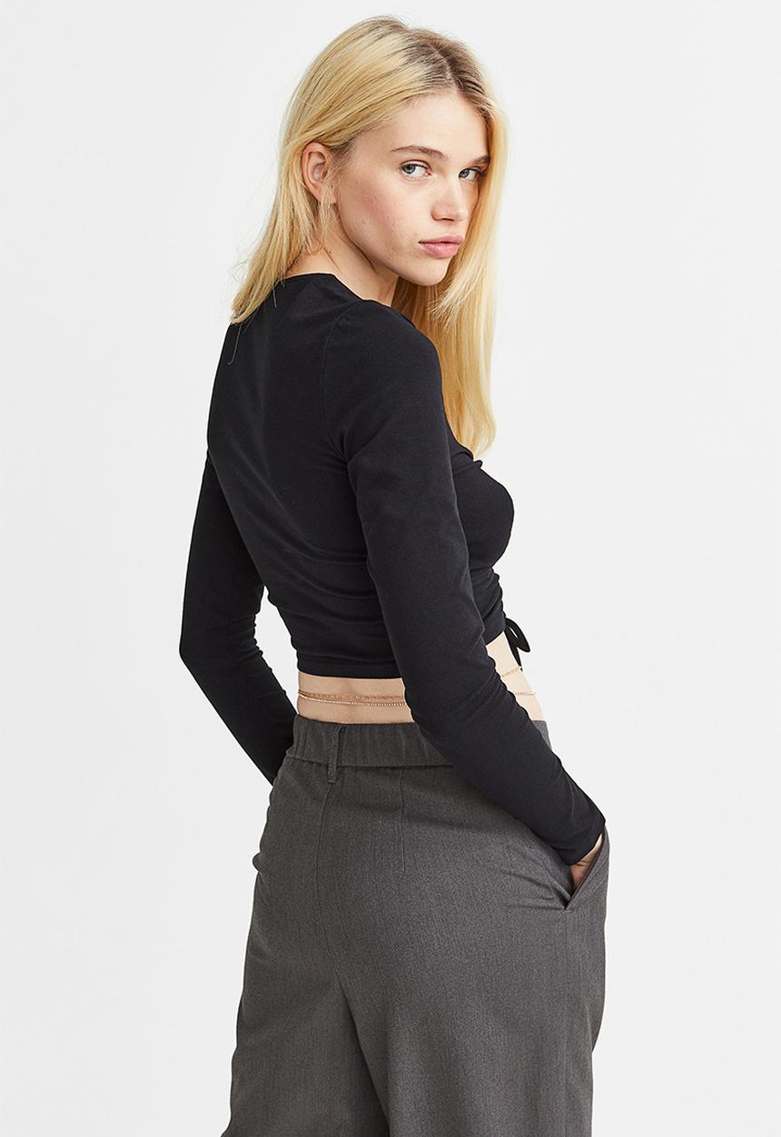 H&M - Cut-out top - black