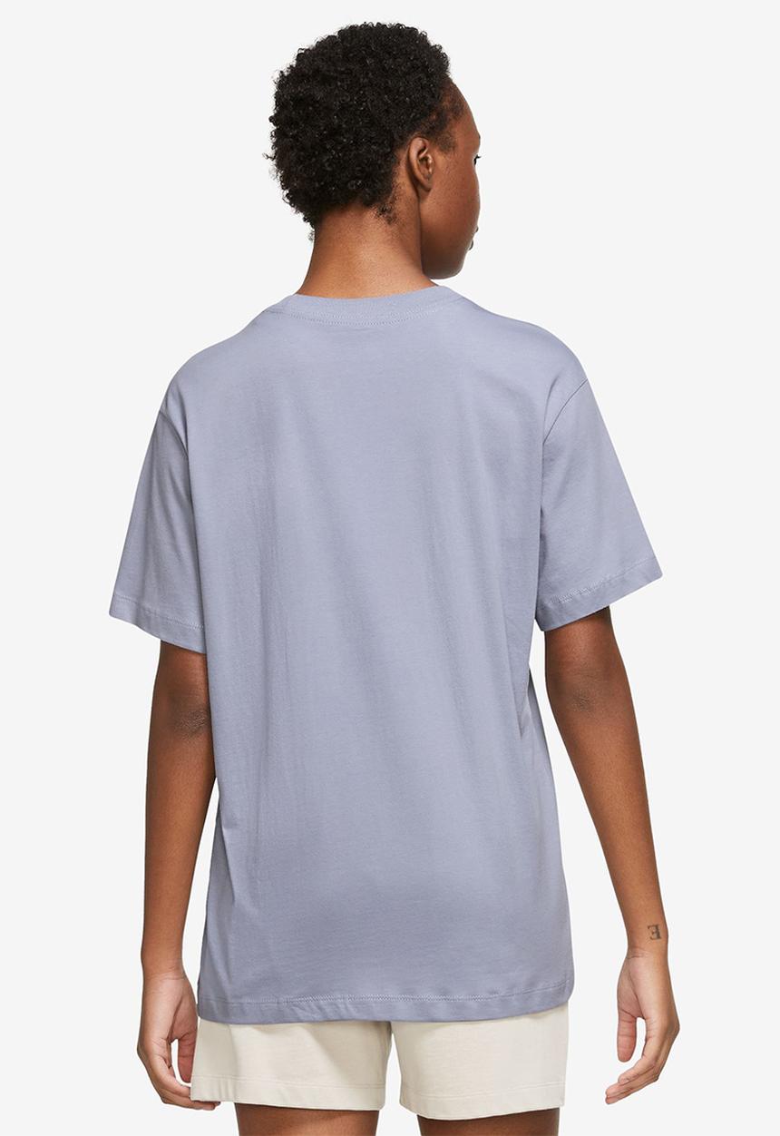 Nike - W nsw essntl tee bf lbr - indigo haze/white