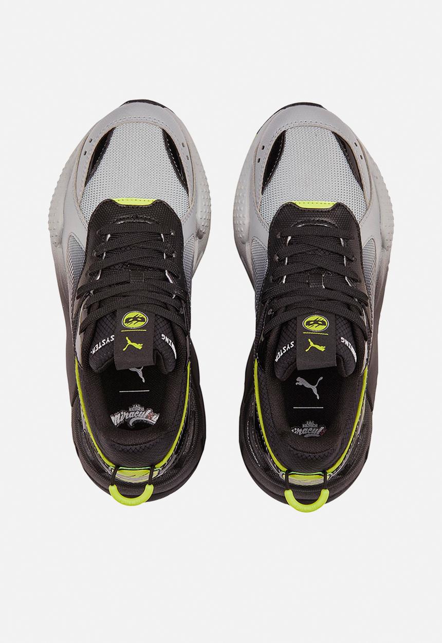 PUMA - Rs-x miraculous cn jr - puma black-feather gray-lime smash