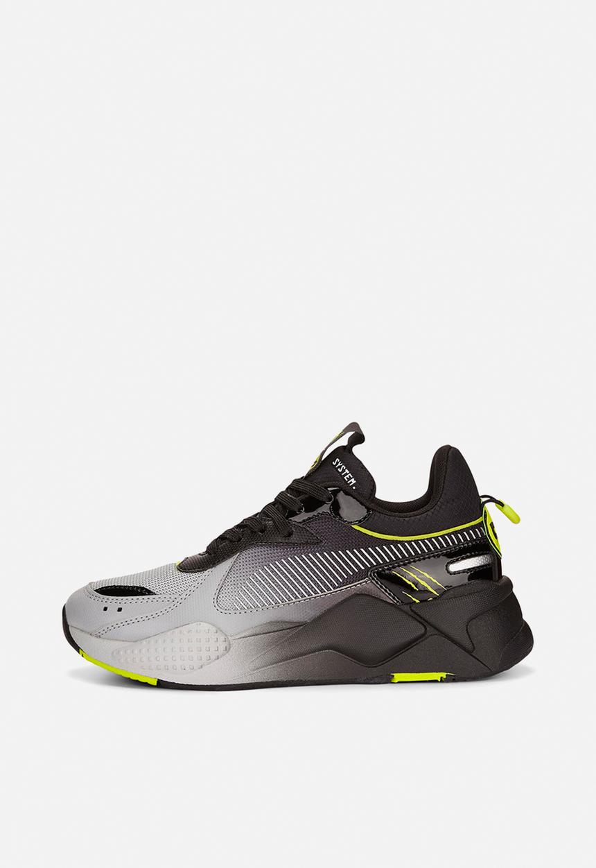 PUMA - Rs-x miraculous cn jr - puma black-feather gray-lime smash