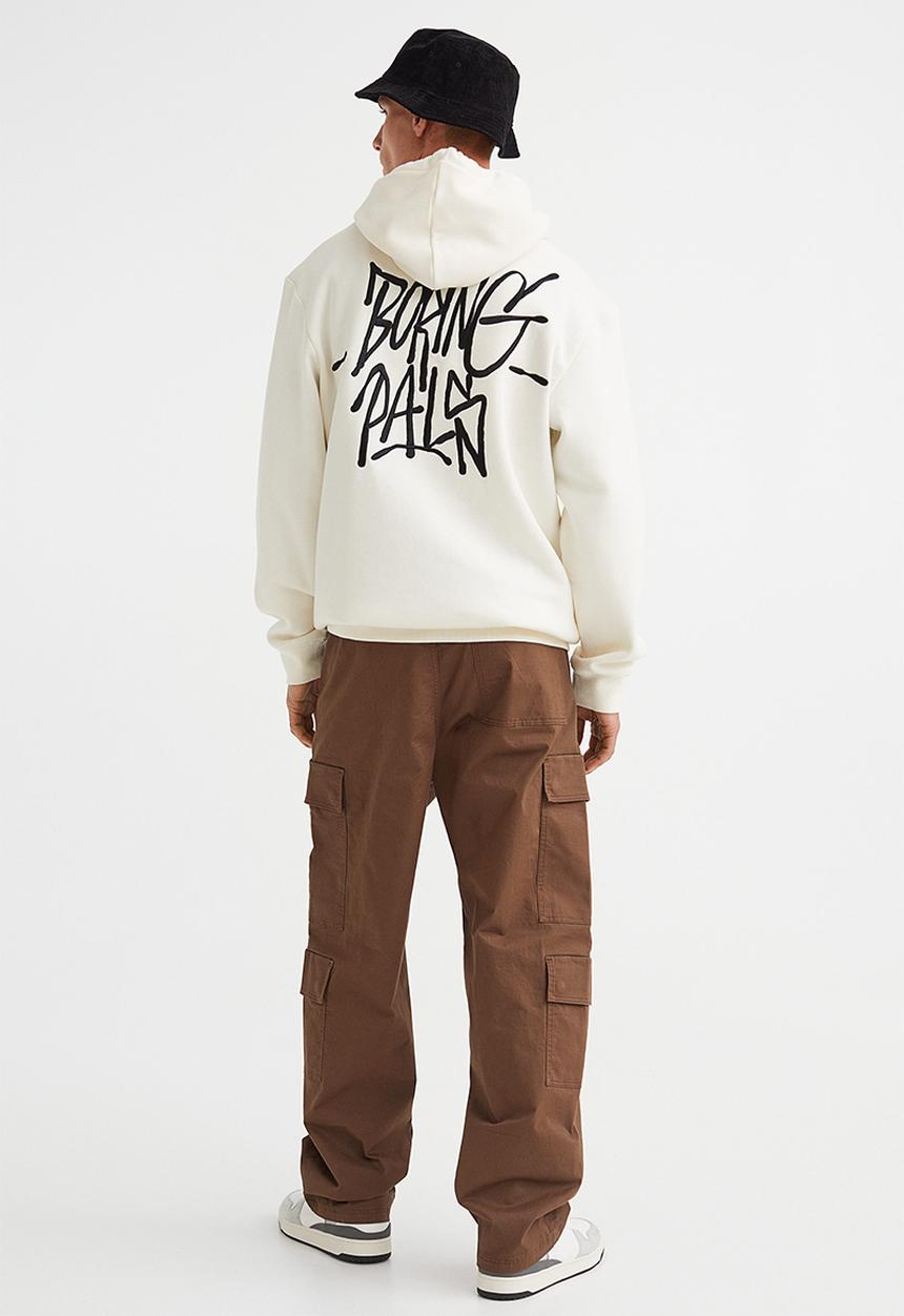 H&M - Loose fit cargo trousers - brown
