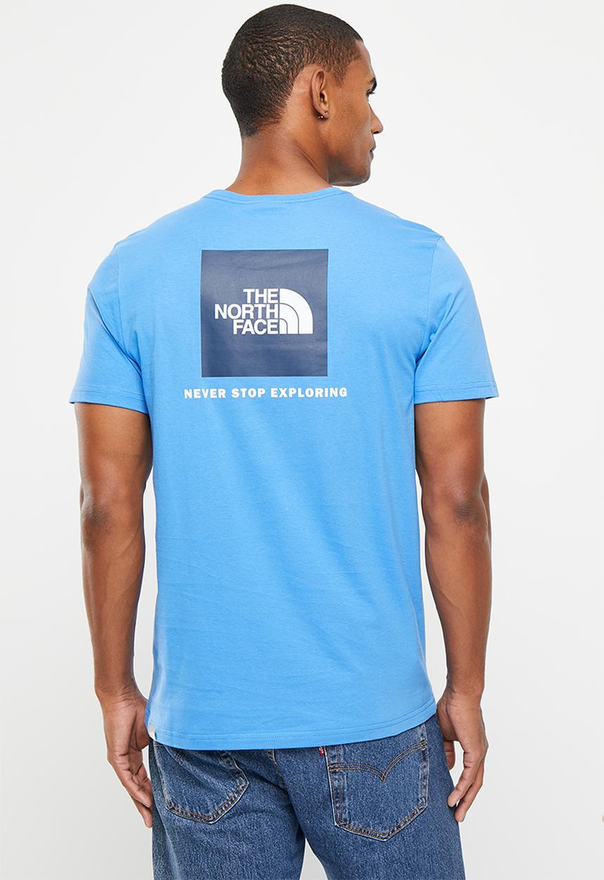 The North Face - Short sleeve redbox tee  - eu - super sonic blue (lv6)
