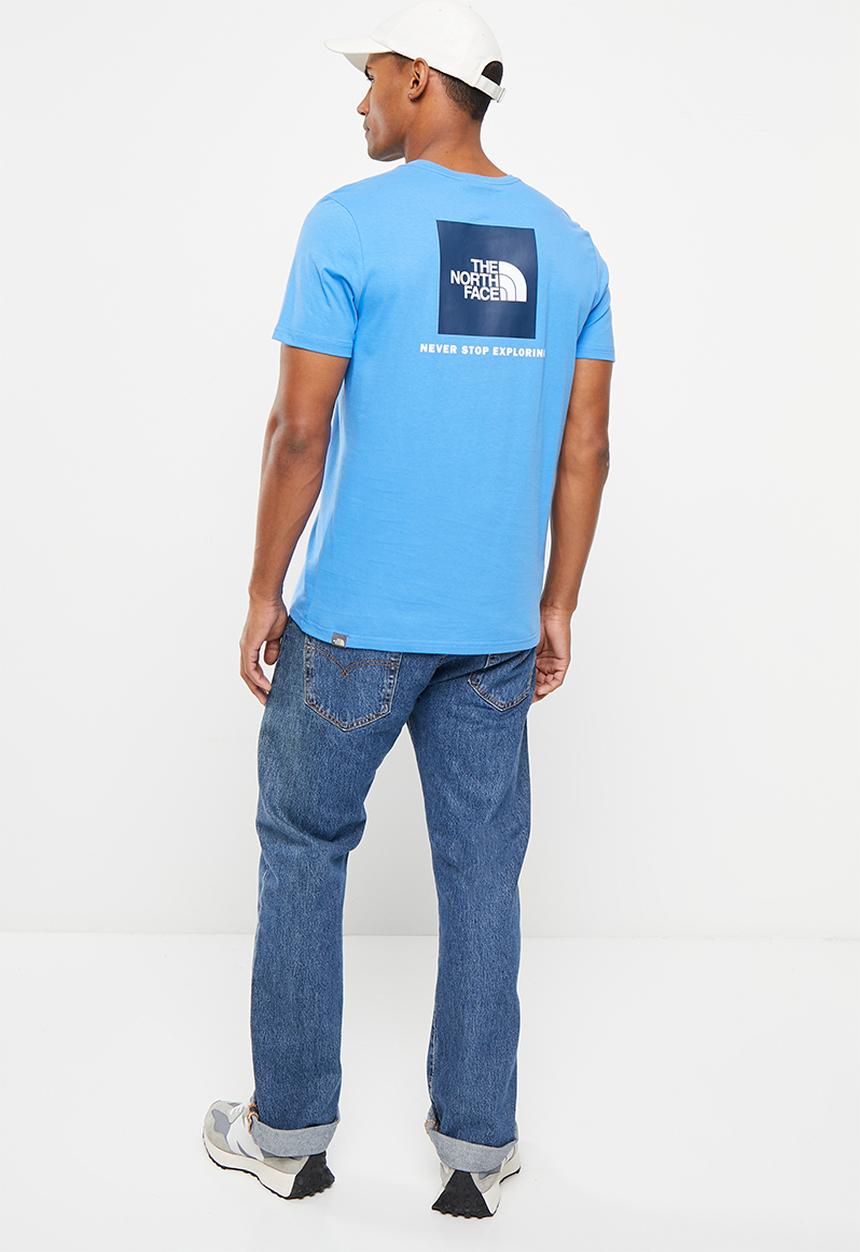 The North Face - Short sleeve redbox tee  - eu - super sonic blue (lv6)