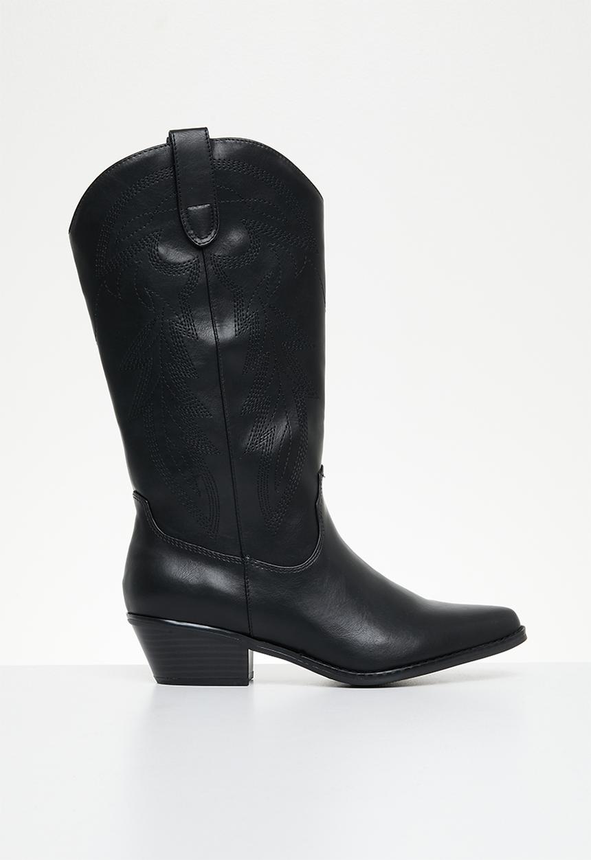 Madden Girl - Redford cowboy boot - black 