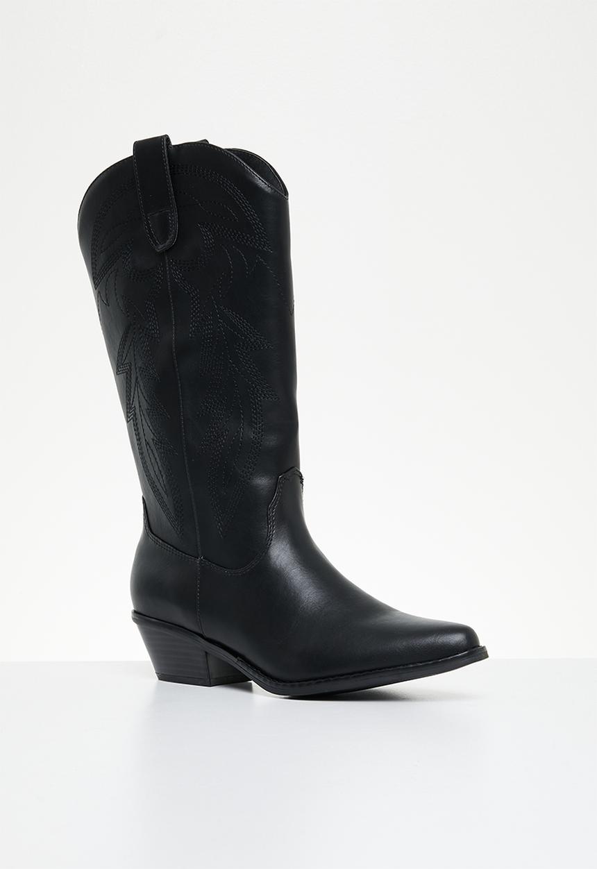Madden Girl - Redford cowboy boot - black 