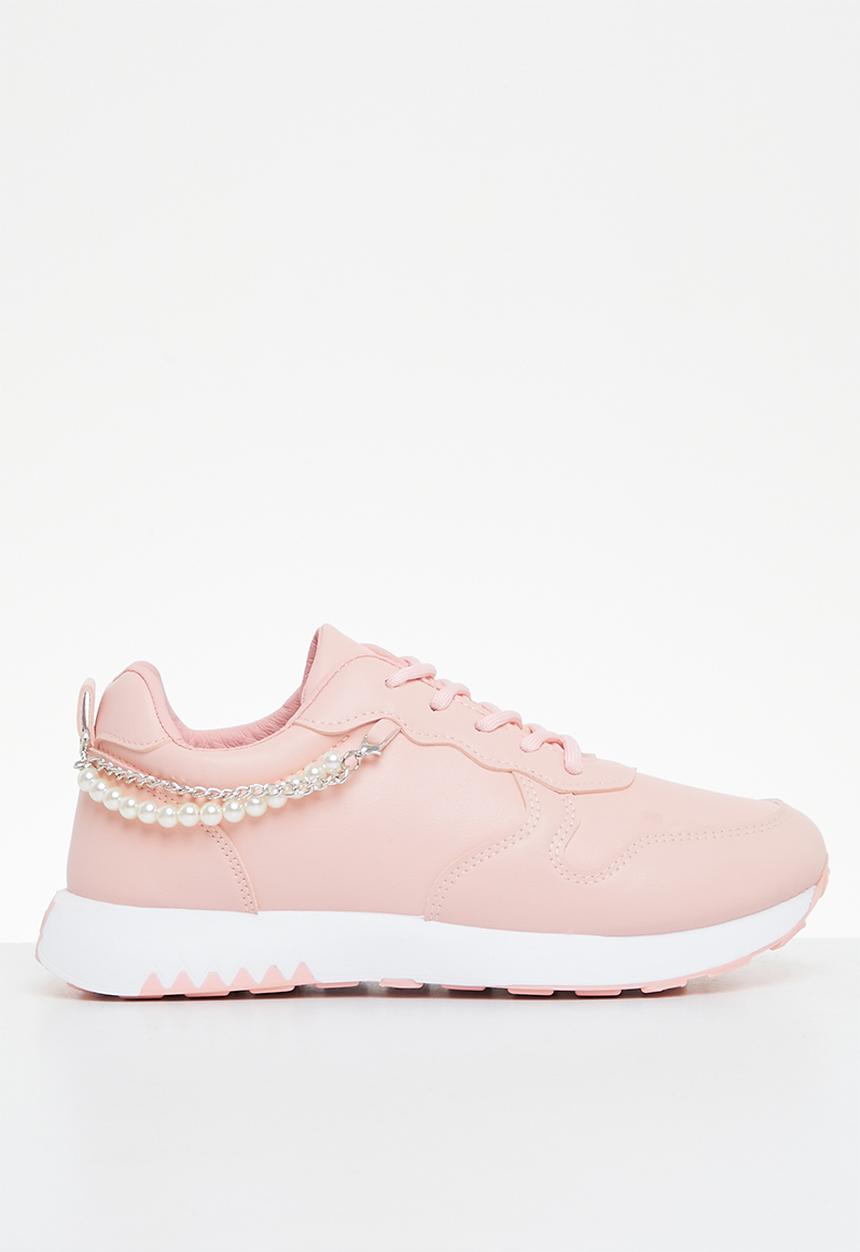 Jada - Pearl detail sneaker - pink