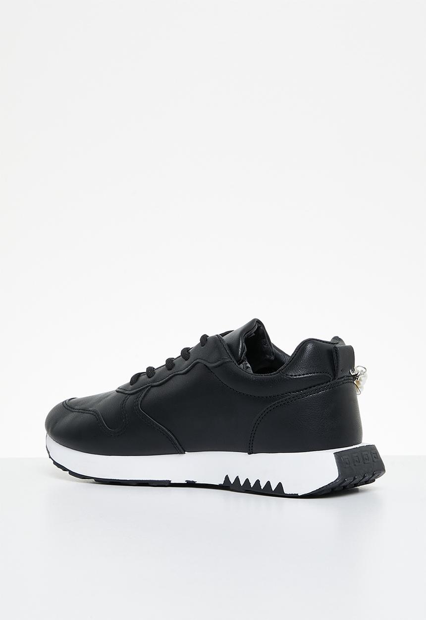Jada - Pearl detail sneaker - black