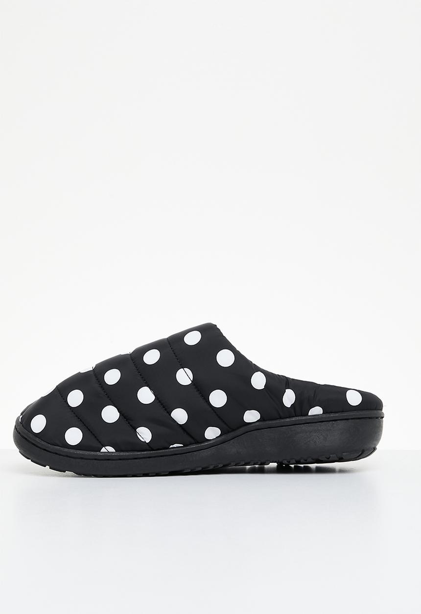 SUBU® TOKYO - Subu permanent slipper - black & white