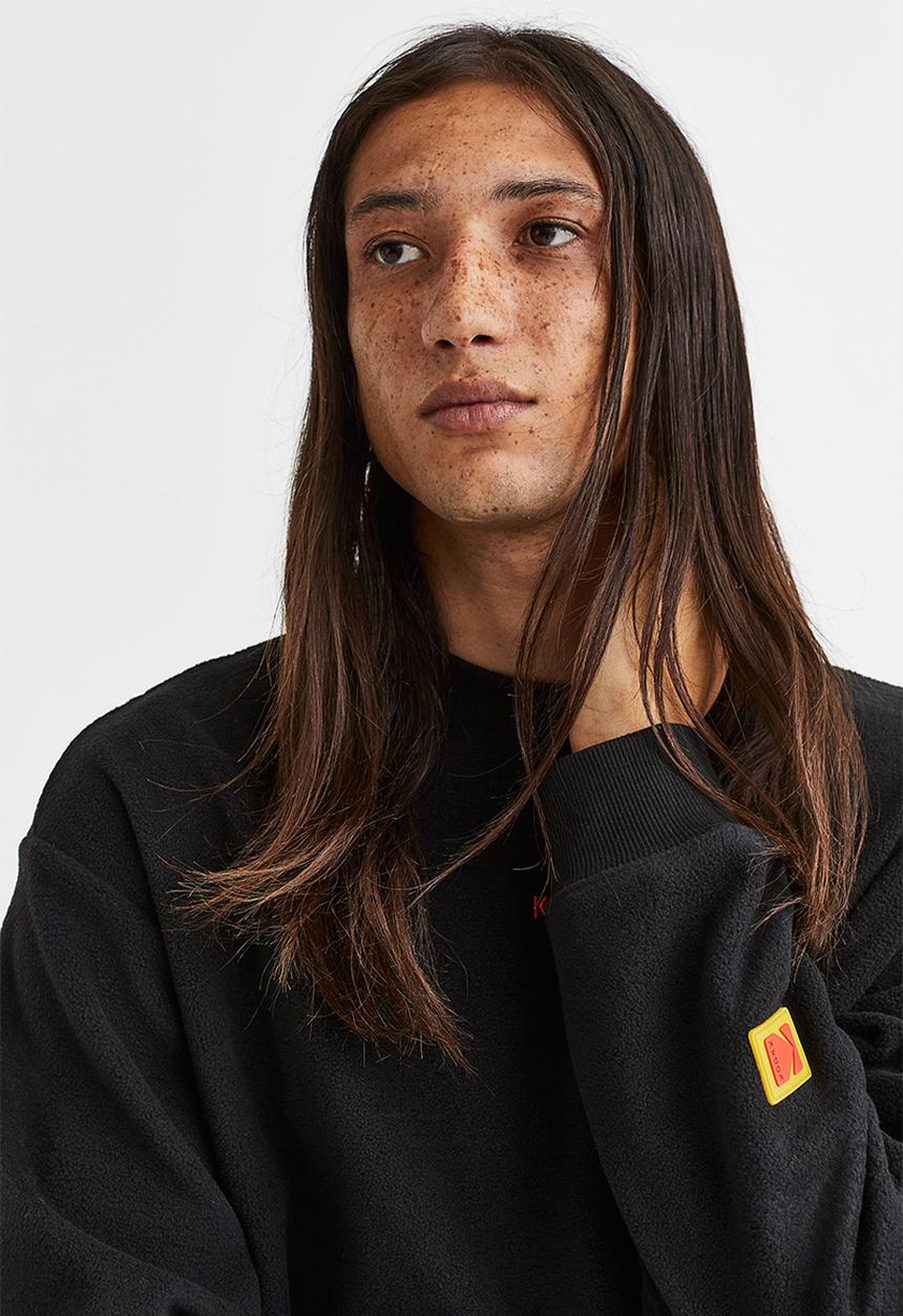 H&M - Relaxed fit sweatshirt - black/kodak
