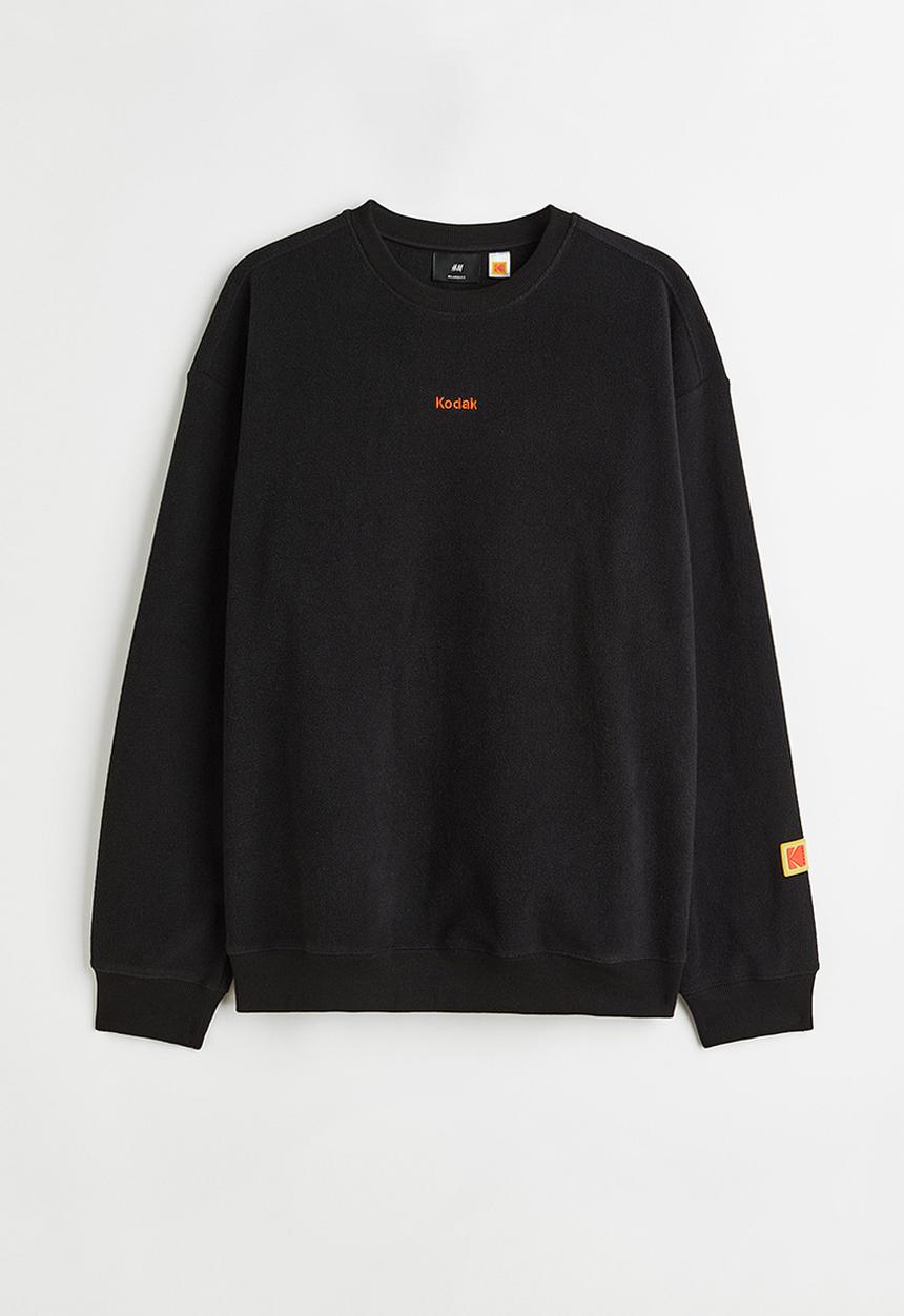 H&M - Relaxed fit sweatshirt - black/kodak