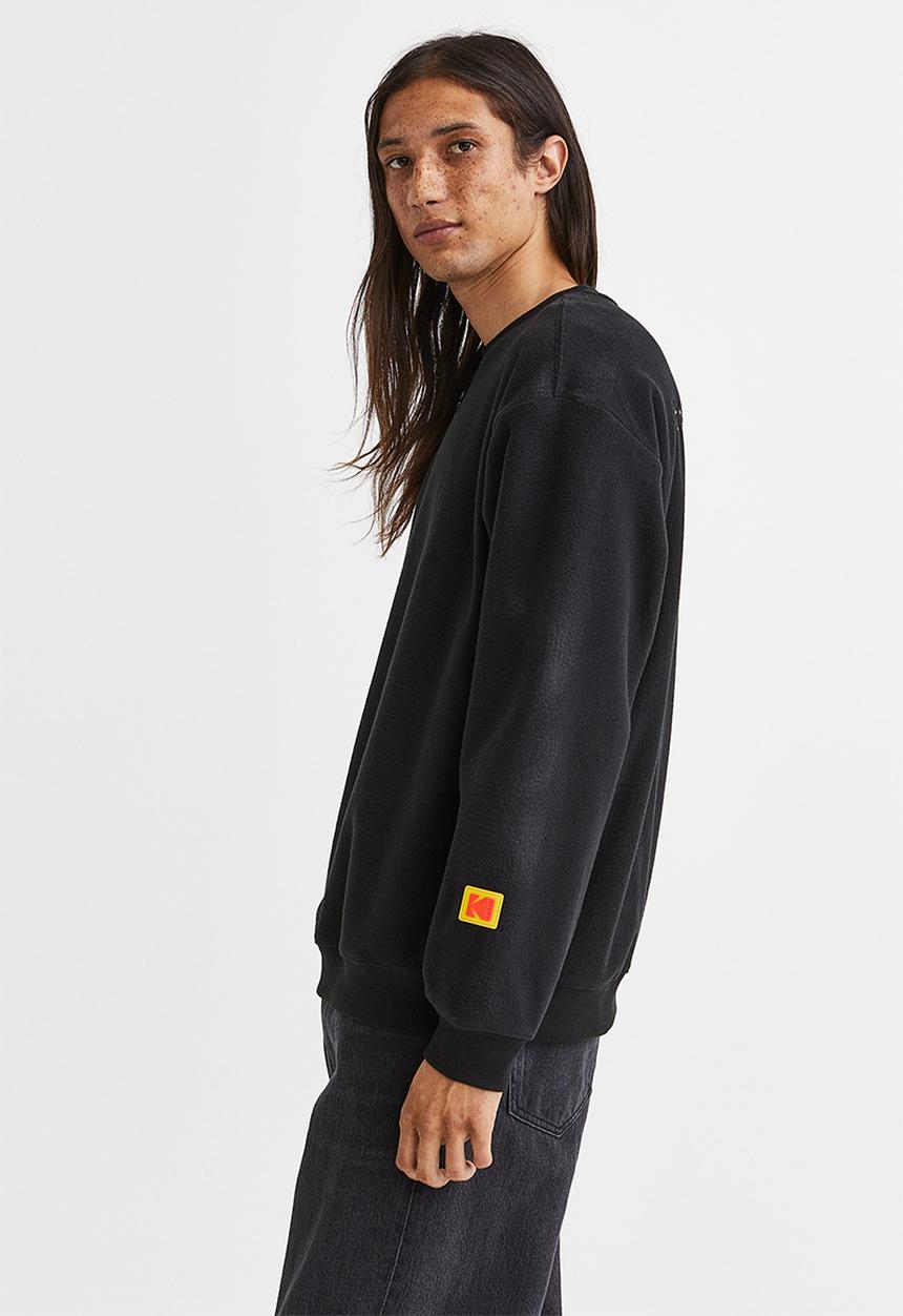 H&M - Relaxed fit sweatshirt - black/kodak