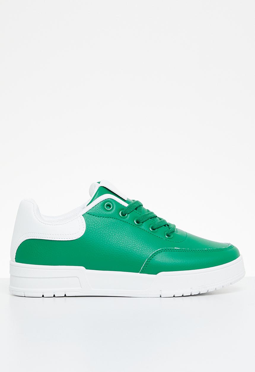 Tom Tom - Low cut casual sneaker - green/white