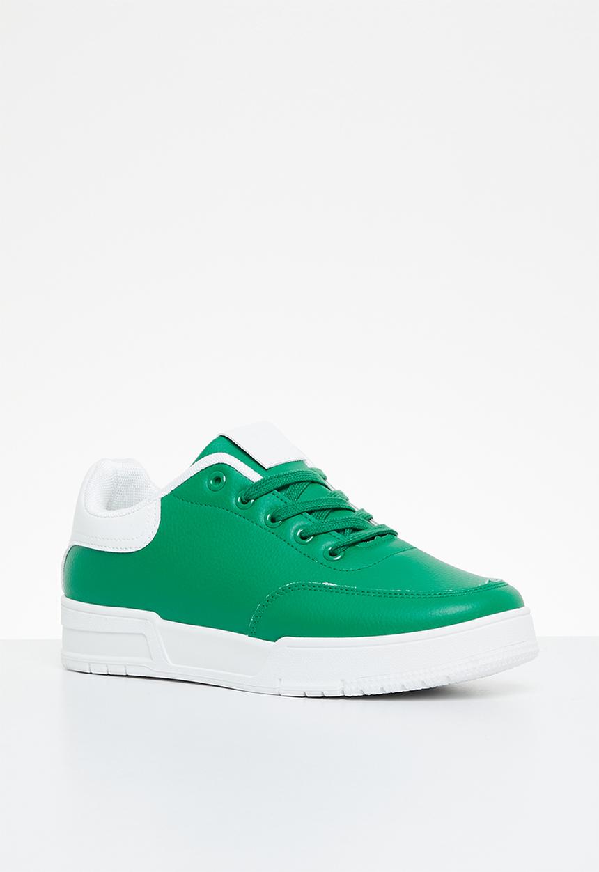 Tom Tom - Low cut casual sneaker - green/white