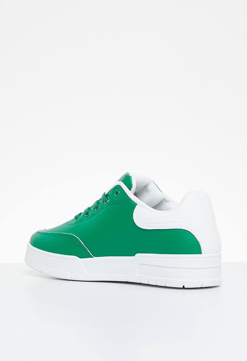 Tom Tom - Low cut casual sneaker - green/white