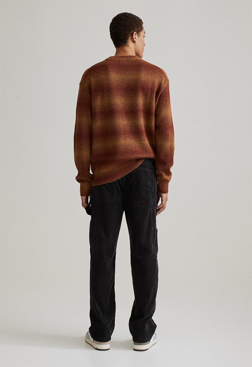 H&M - Relaxed fit corduroy trousers - black