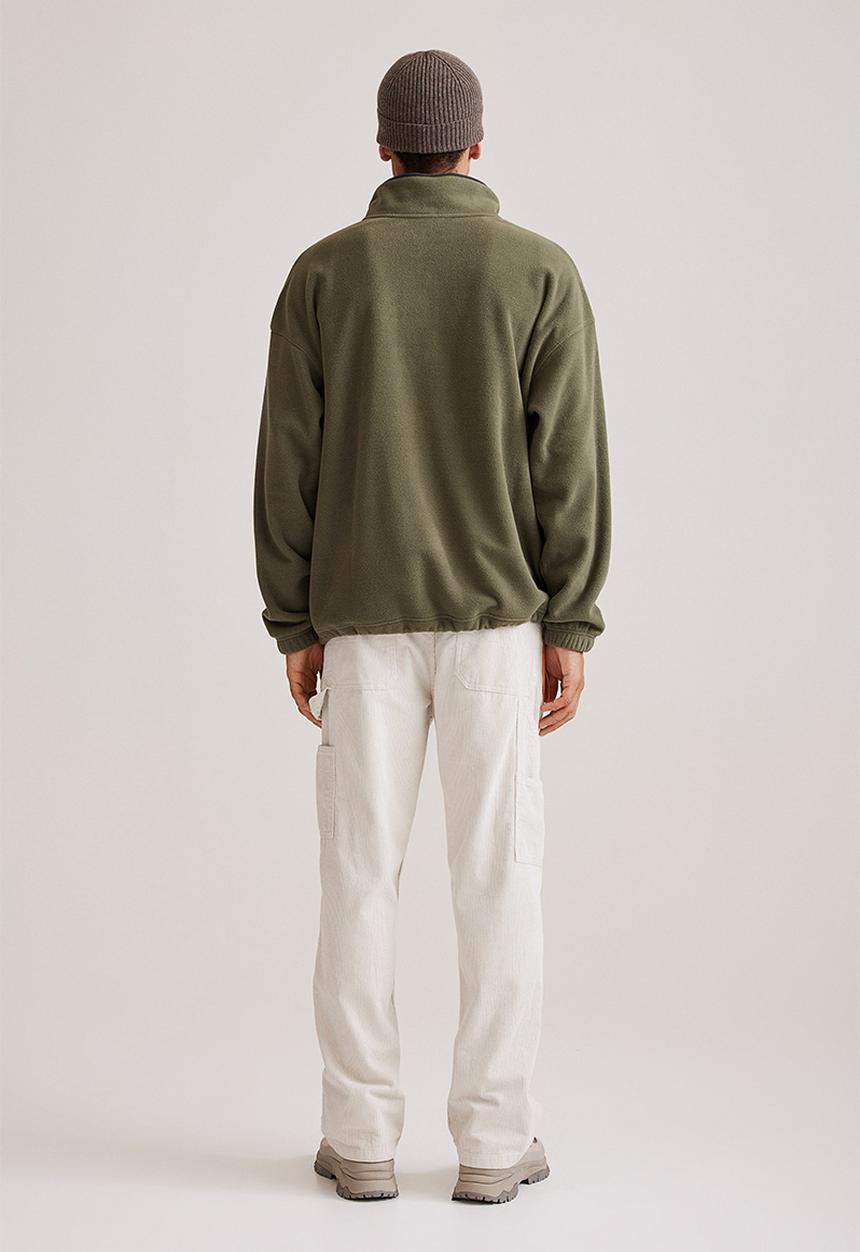 H&M - Relaxed fit corduroy trousers - light beige