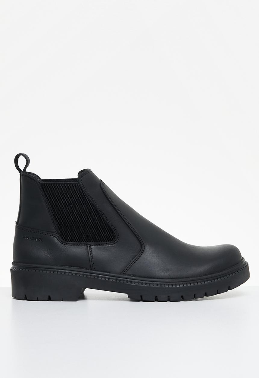Bronx - M4 leather boot - black