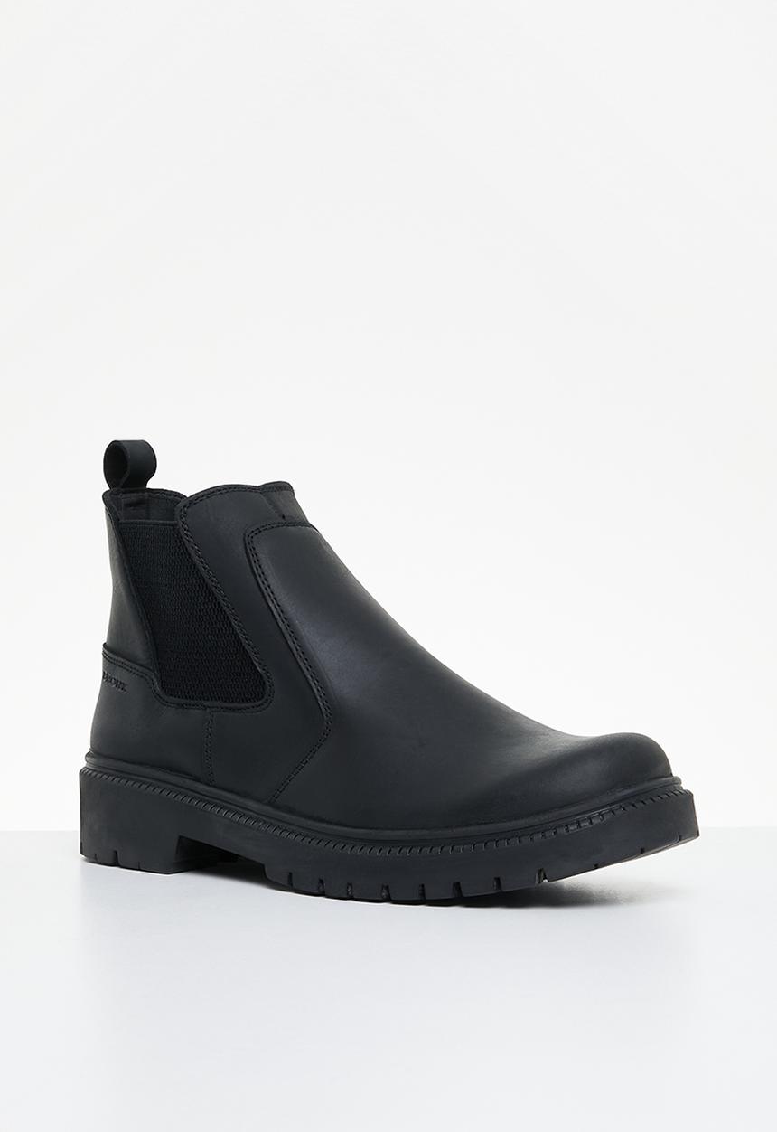 Bronx - M4 leather boot - black