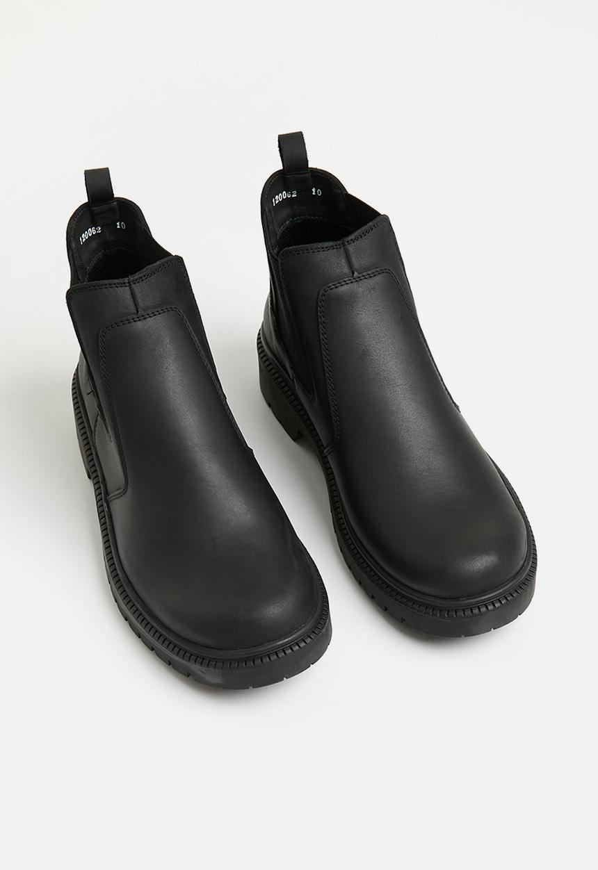Bronx - M4 leather boot - black