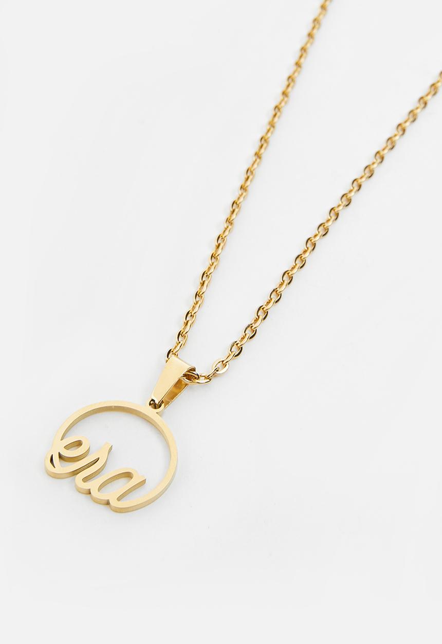 ERA by DJ Zinhle - Era logo necklace - gold