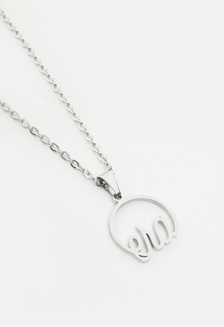 ERA by DJ Zinhle - Era logo necklace - silver