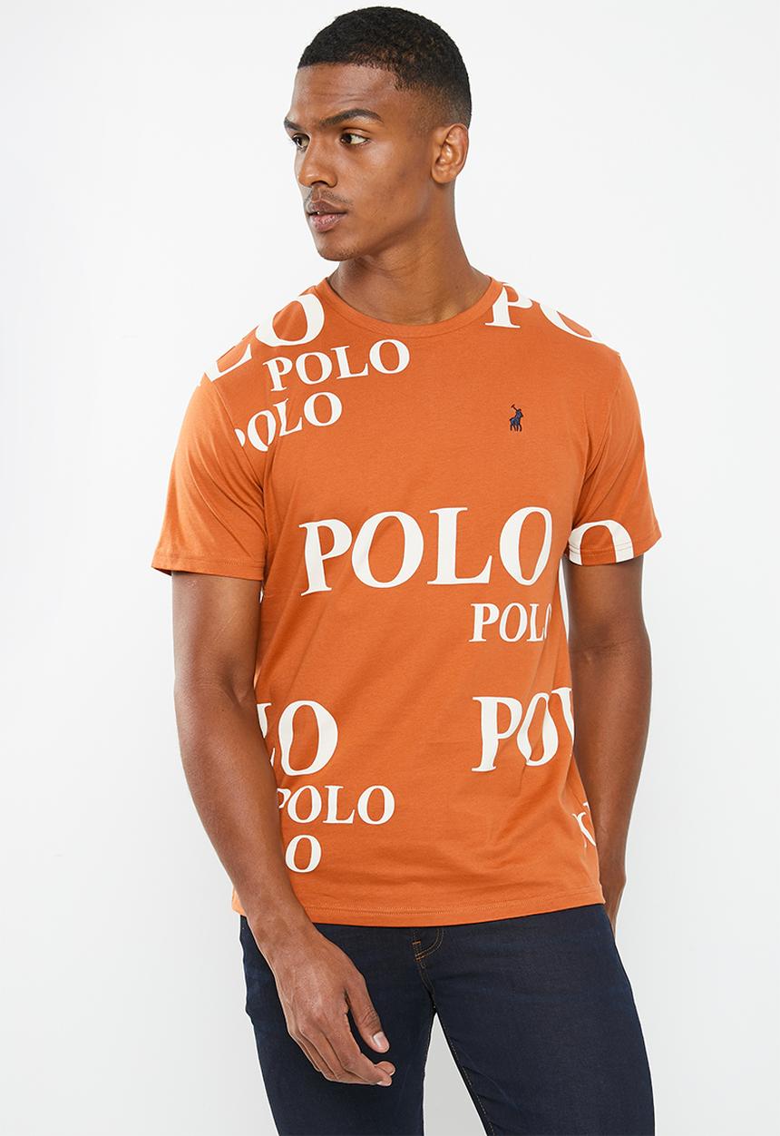 POLO - Mens aop short sleeve tee - orange