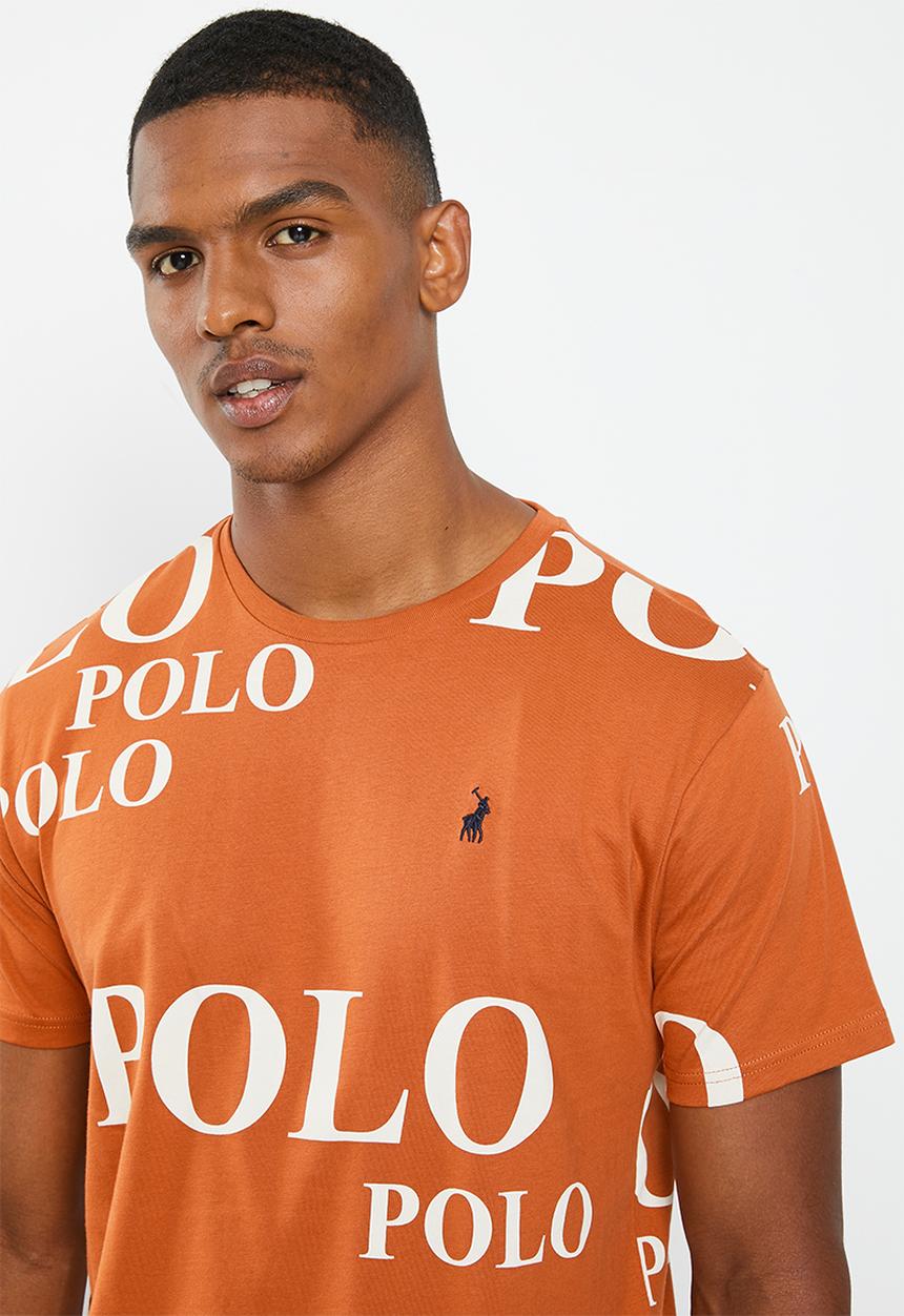 POLO - Mens aop short sleeve tee - orange