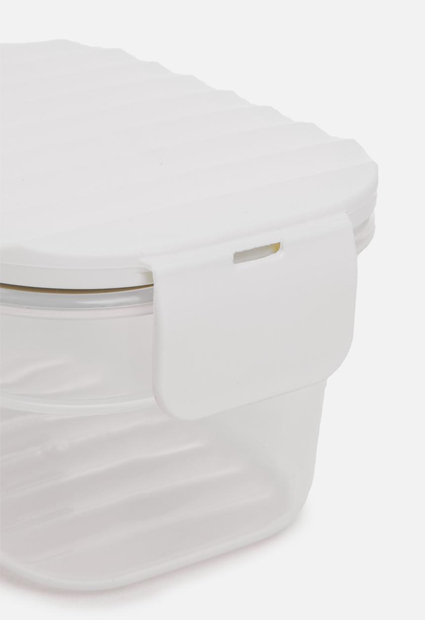LocknLock - Wave container small set of 3 - white