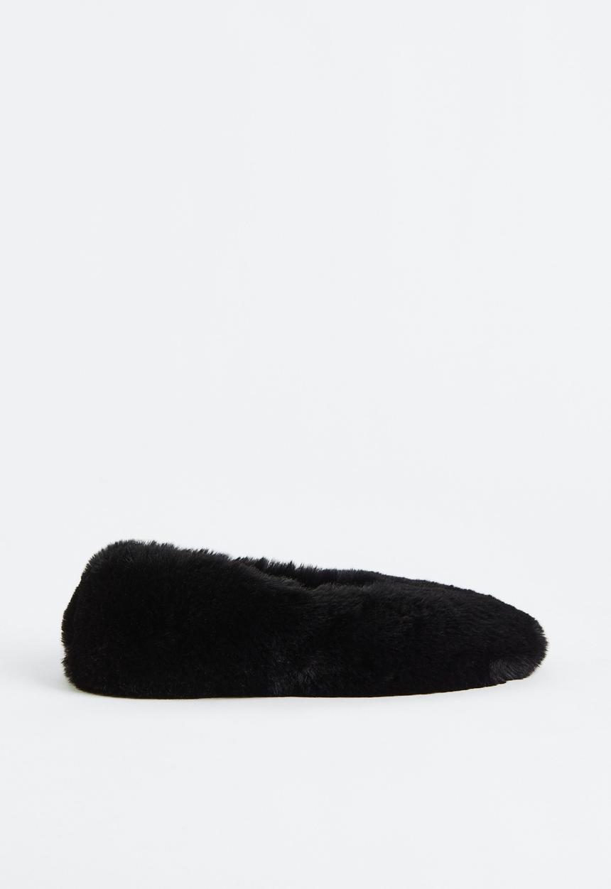 H&M - Soft indoor slippers - black