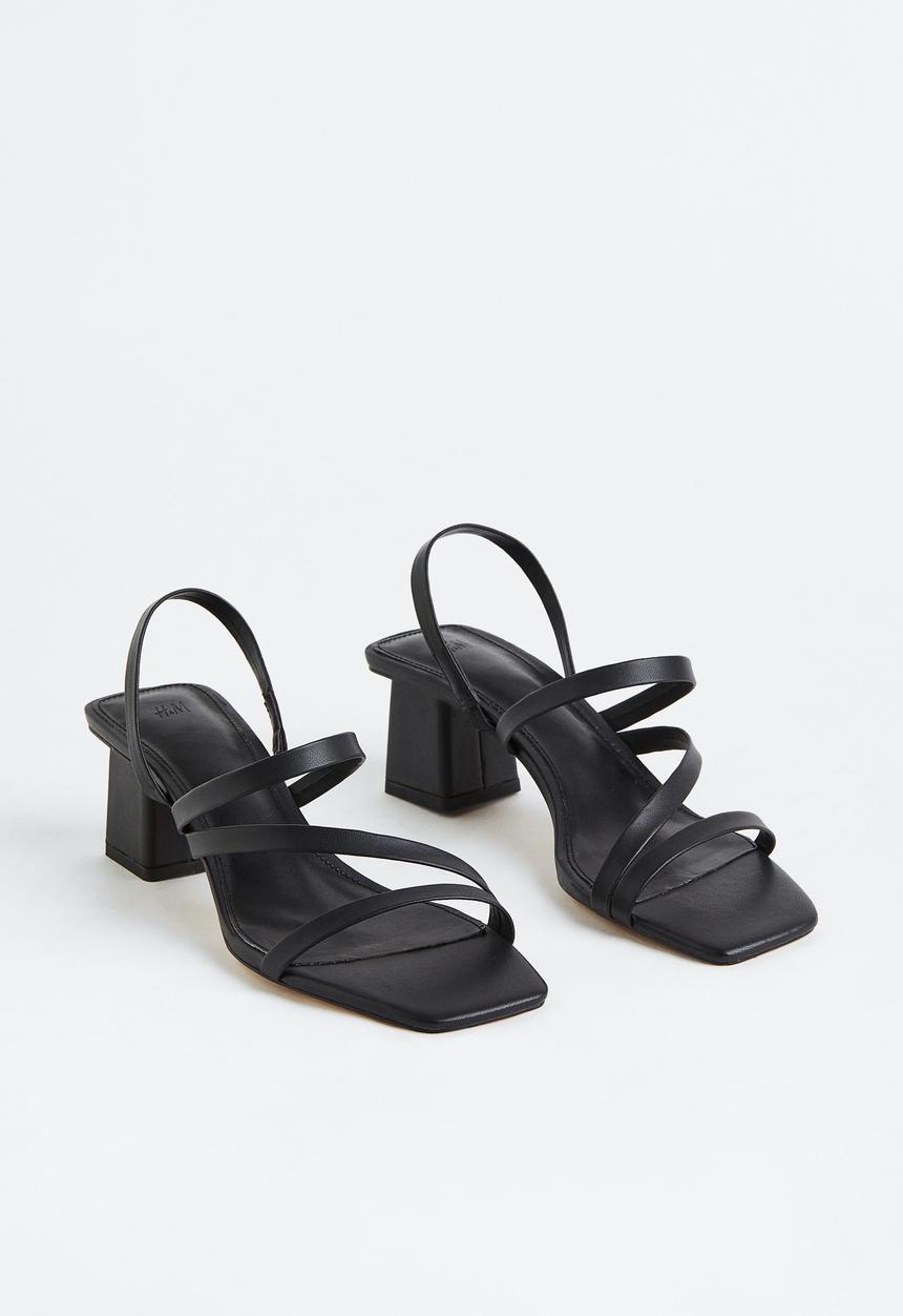 H&M - Sandals - black
