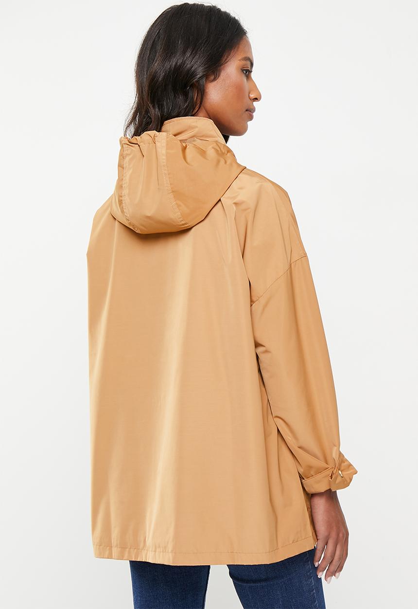 POLO - Wmn long sleeve parka jacket - camel