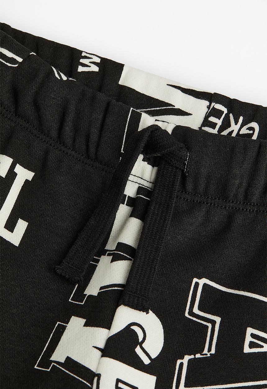 H&M - 2-piece printed sweatshirt set - black/spider-man