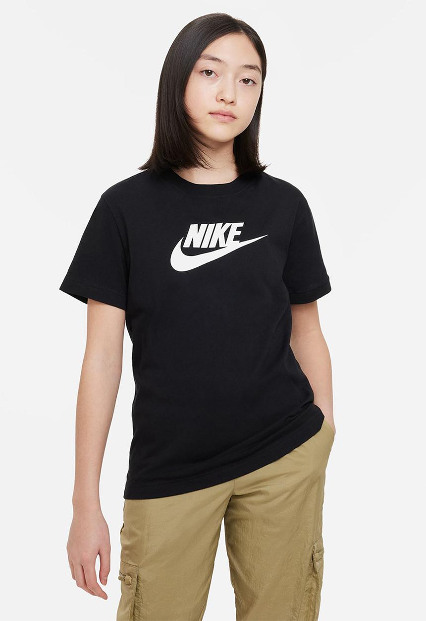 Nike - G nsw tee futura ss boy - black & white