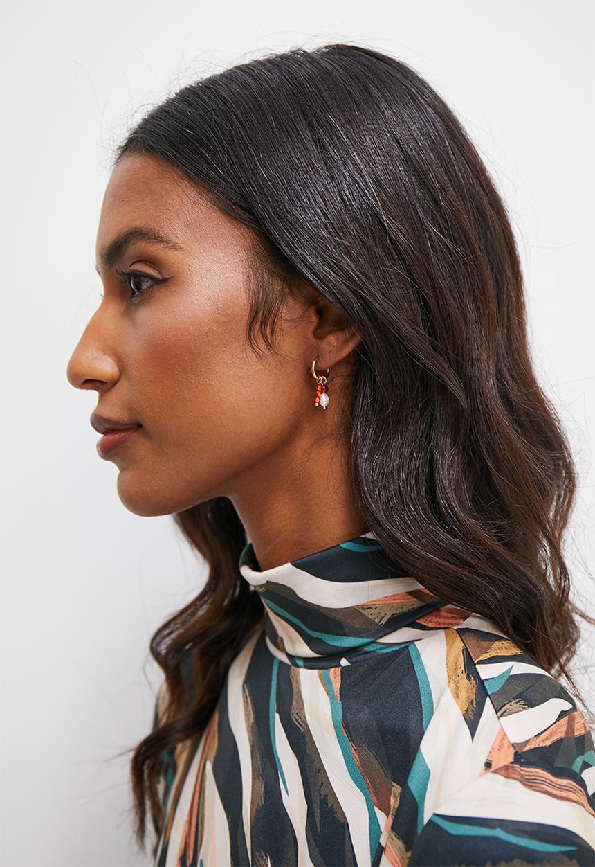 Superbalist - Raya hoop earrings - multi