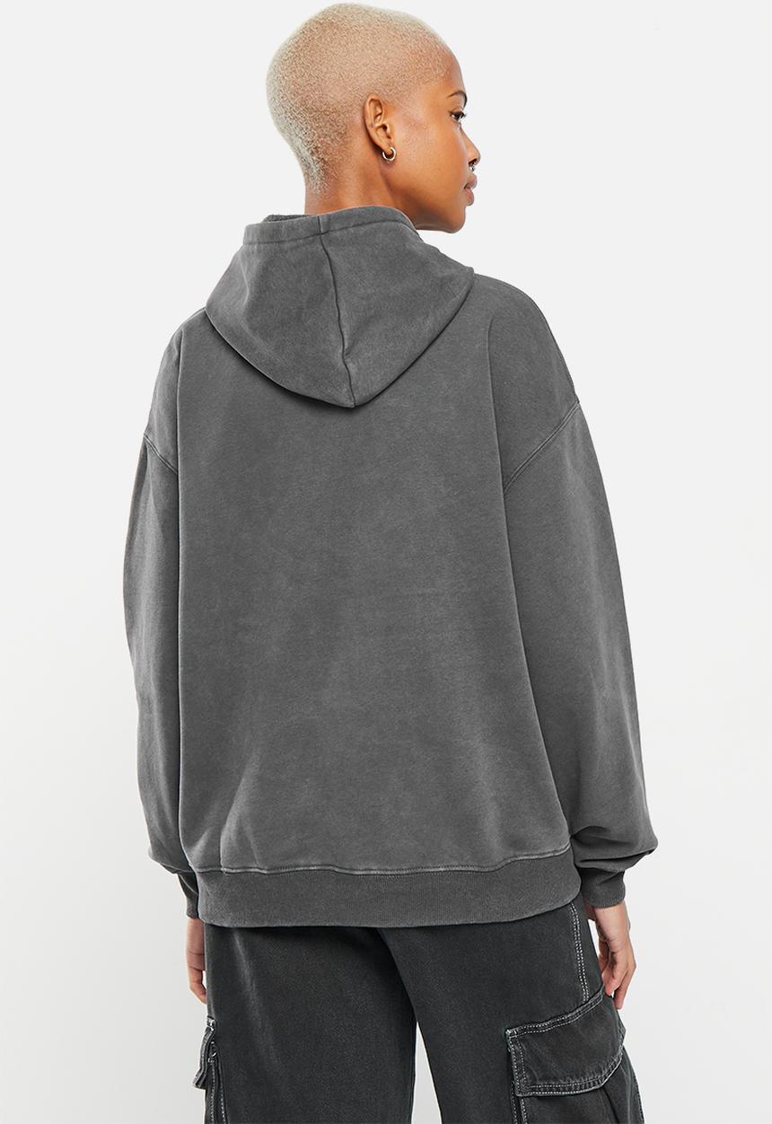 Supré  - Paige oversized printed hoodie - washed phantom/beverly hills