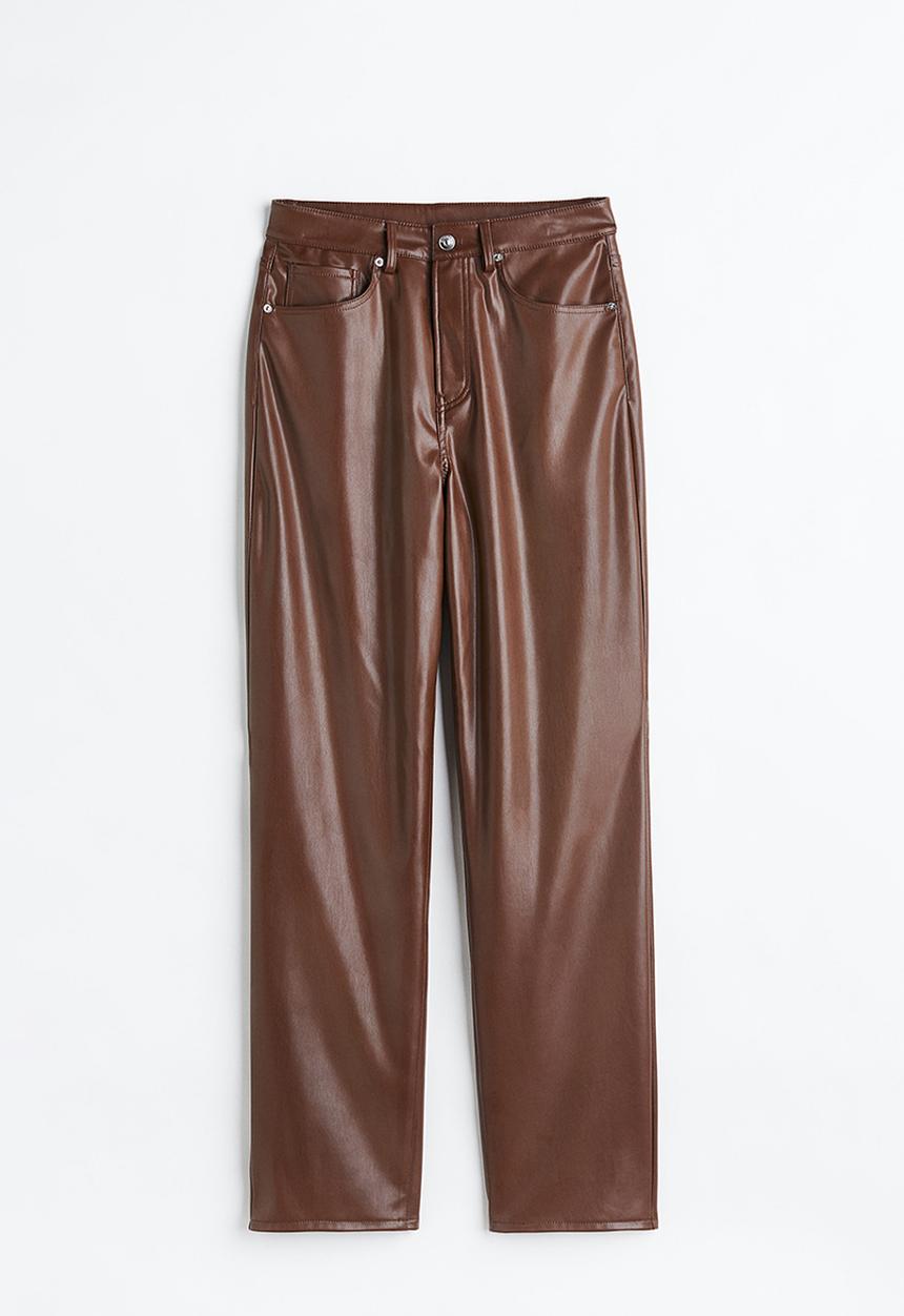 H&M - 90s straight trousers - brown