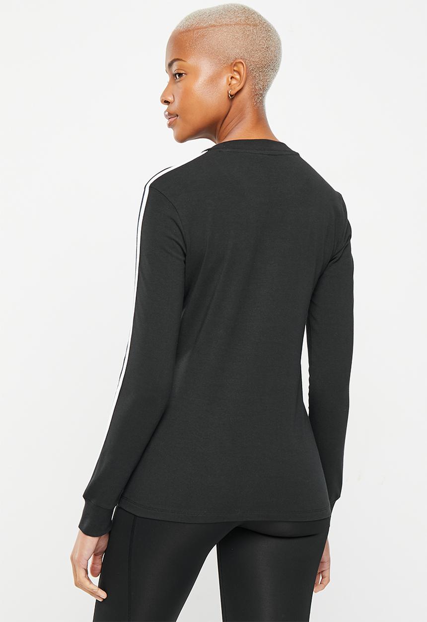 adidas Performance - W 3s long sleeve tee - black & white